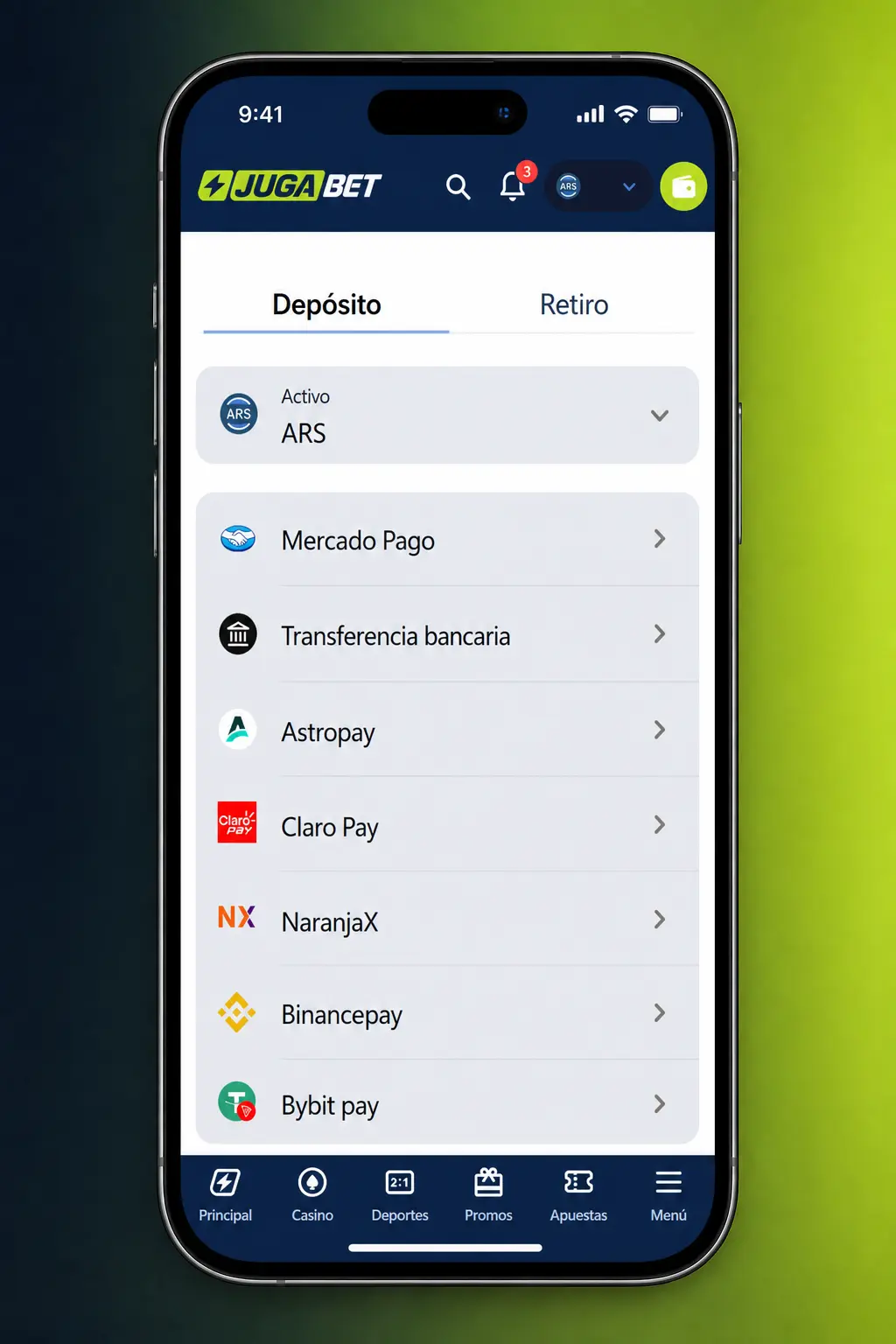 Guía paso a paso para registrarte, verificar tu cuenta, depositar y apostar al fútbol en Jugabet