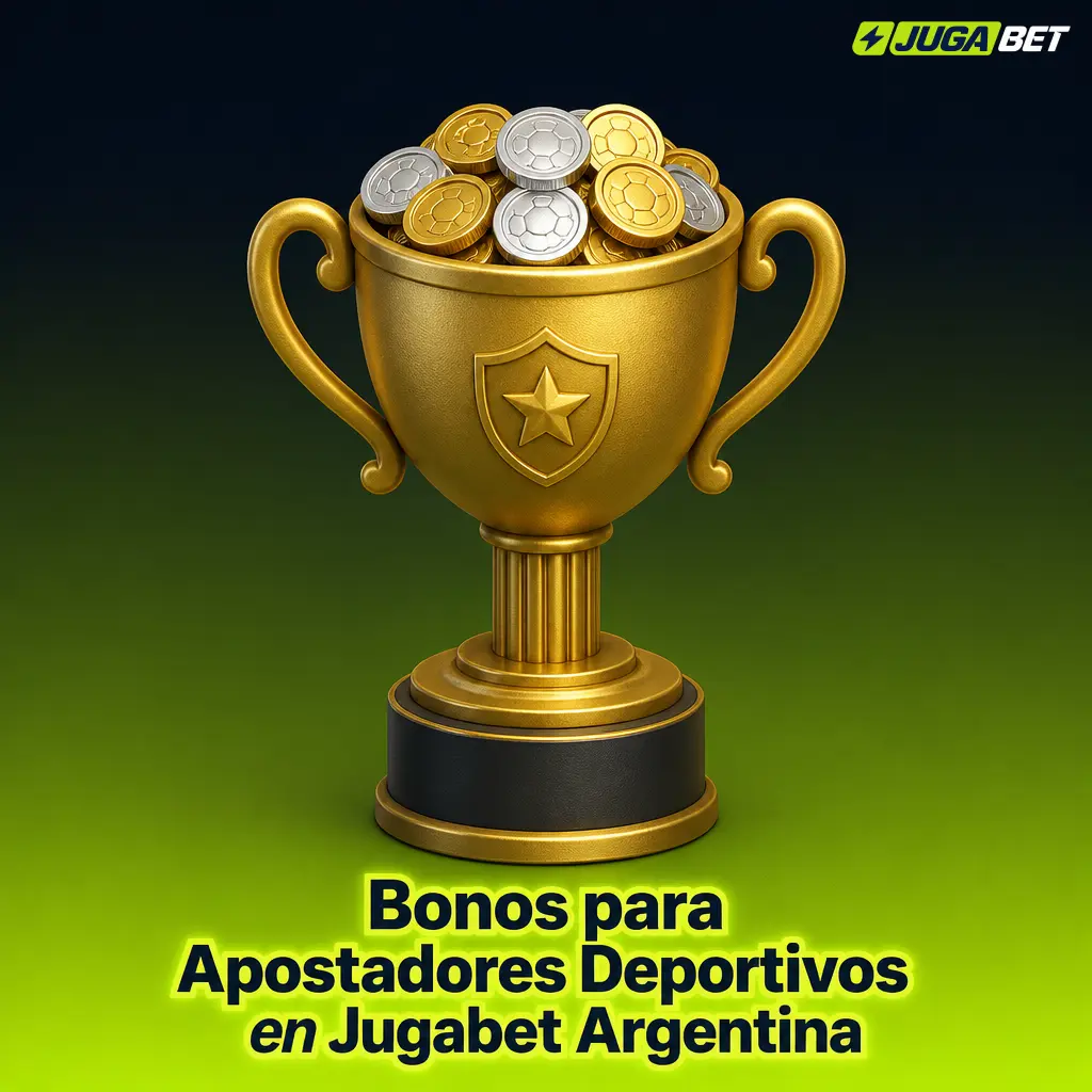 Bonos deportivos en Jugabet Argentina: bienvenida, potenciador de combinadas y cashback semanal para apostadores.