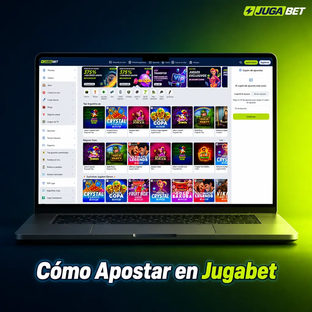 Guía paso a paso para apostar en Jugabet: registrate, depositá y confirmá tu apuesta en minutos desde cualquier dispositivo.