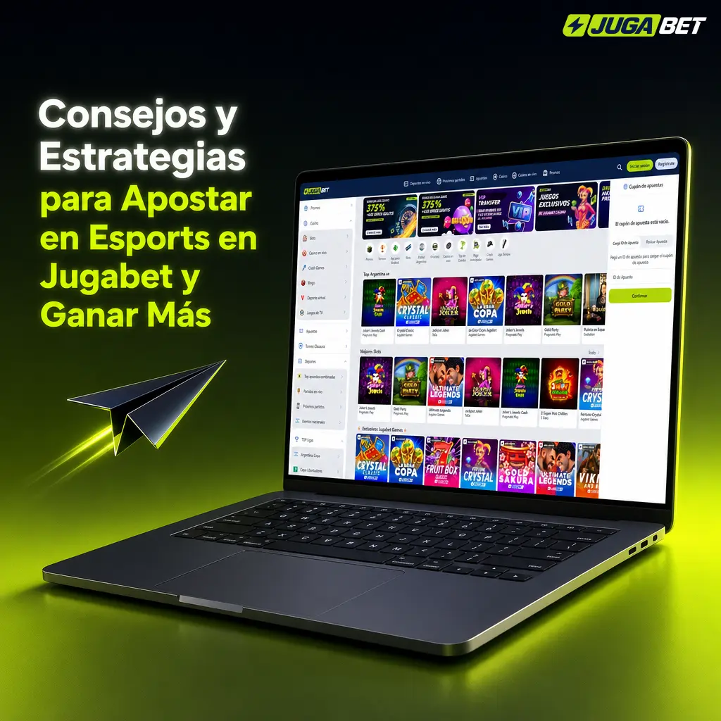 Consejos y estrategias para apostar en esports en Jugabet: presupuesto, cuotas, historial de equipos y apuestas en vivo.
