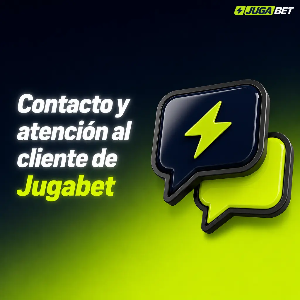 Atención al cliente de Jugabet: chat en vivo, correo electrónico, formulario de contacto y redes sociales disponibles 24/7.