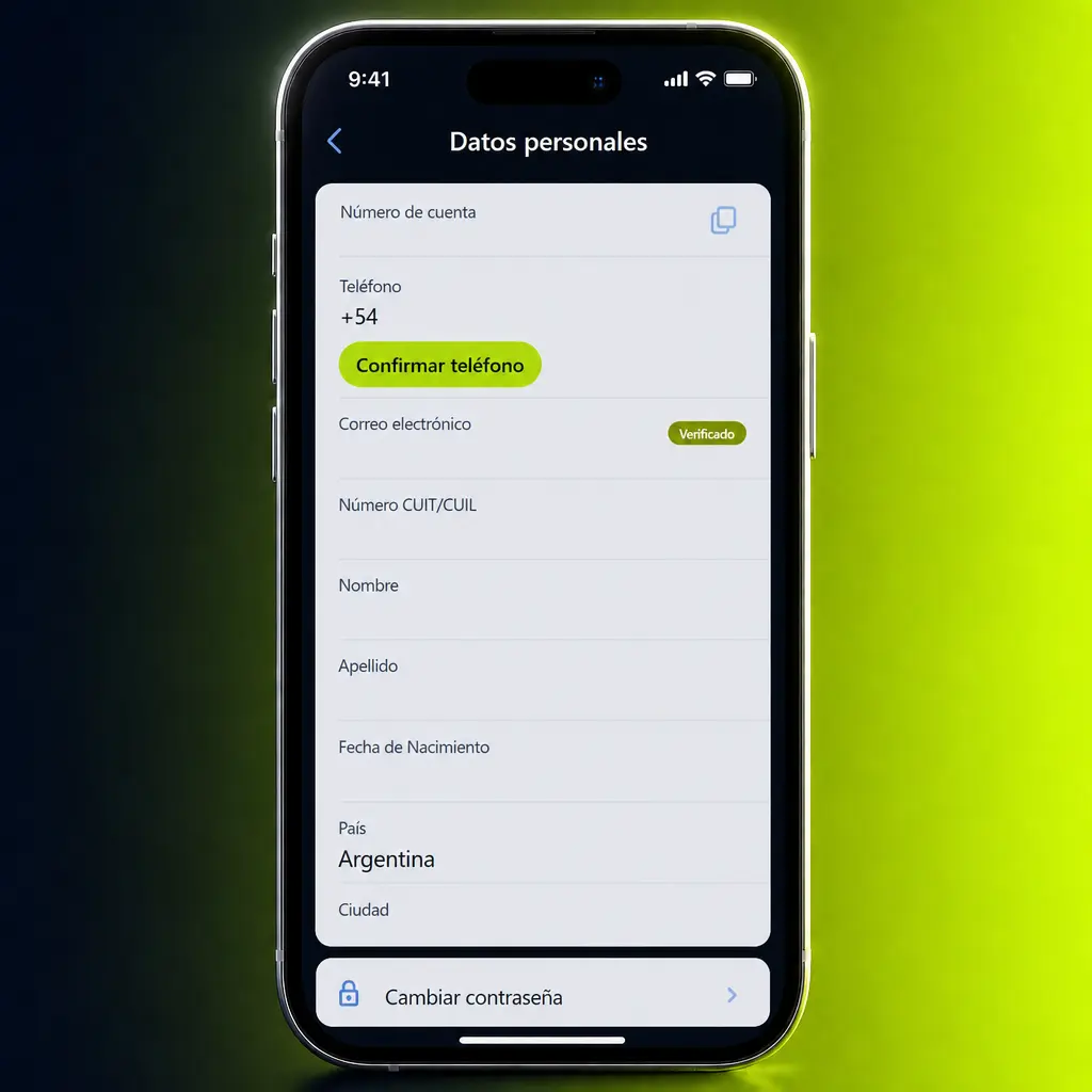 Pasos para verificar tu cuenta en Jugabet: subí tu DNI y comprobante de domicilio para retirar fondos y activar bonos.