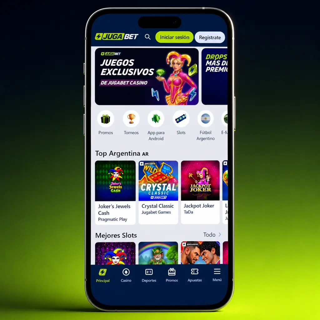 Pasos para instalar la app Jugabet en Android: habilitar permisos, descargar e instalar el archivo APK.