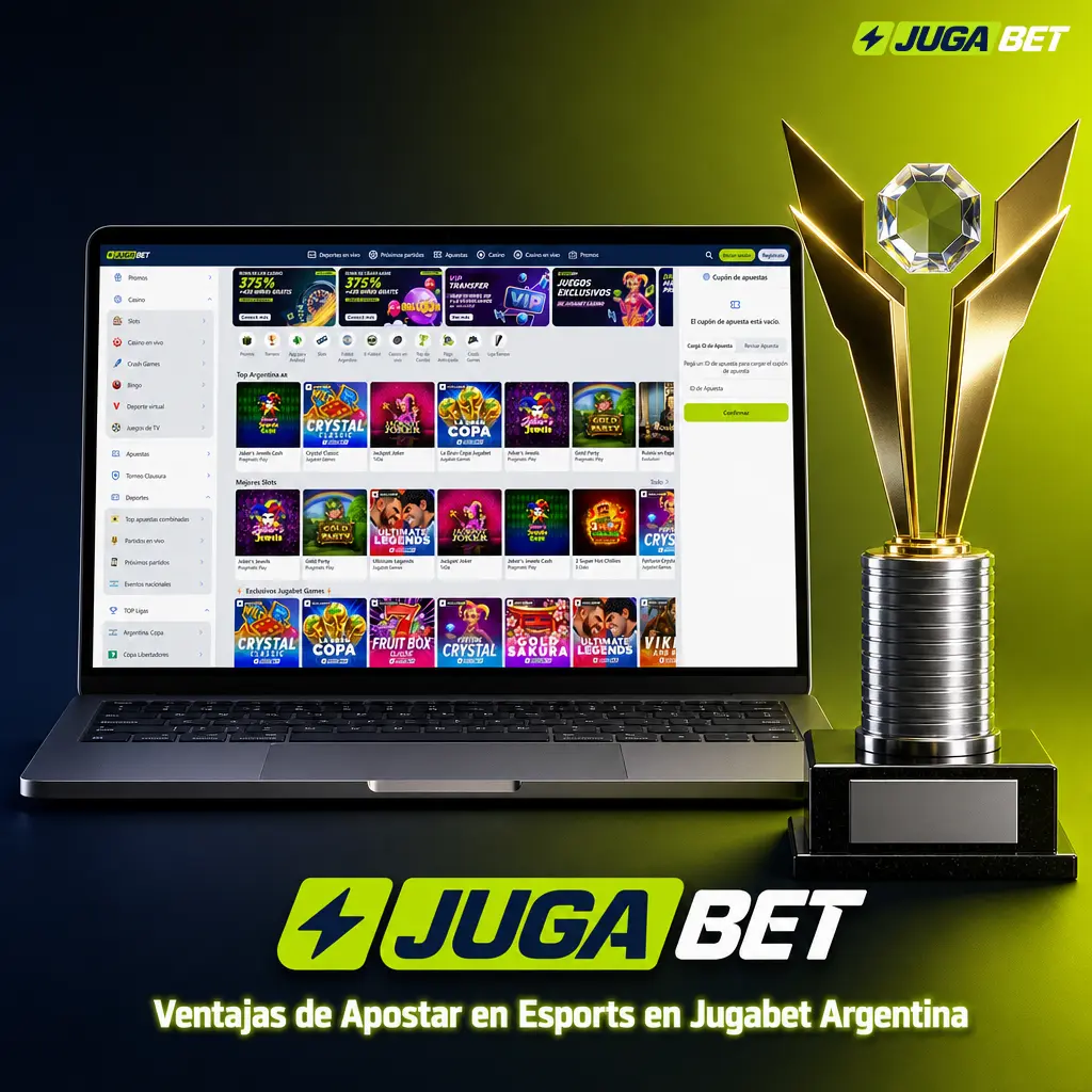 Ventajas de apostar en esports en Jugabet Argentina: bonos, pagos locales, atención 24/7 y app para Android e iOS.